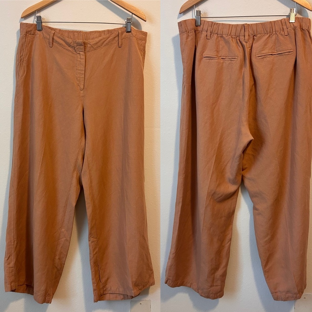 J. Jill Tan Chinos Relaxed Fit Elastic Waist